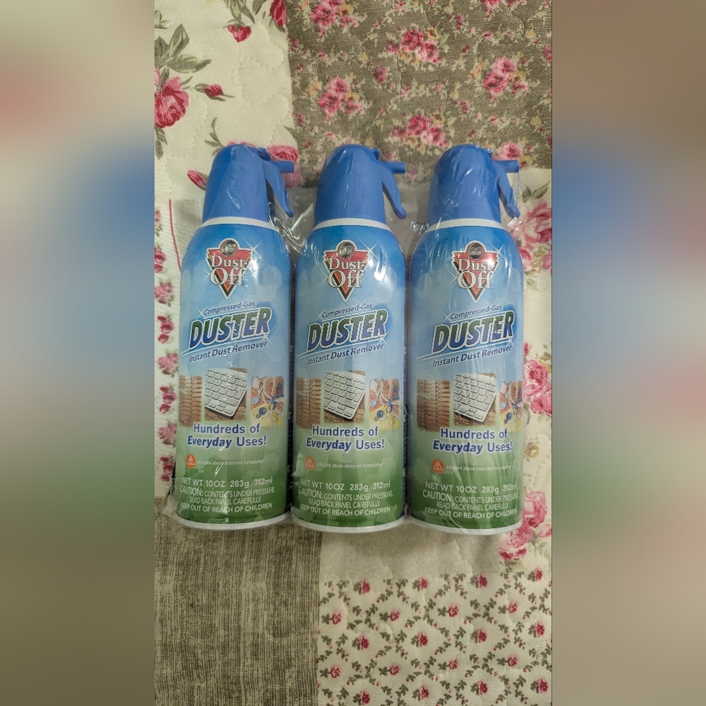 Dust-Off Compressed Gas Duster 3-Pack